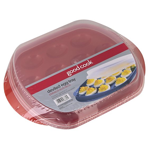 GoodCook Covered Deviled Egg Tray - Each