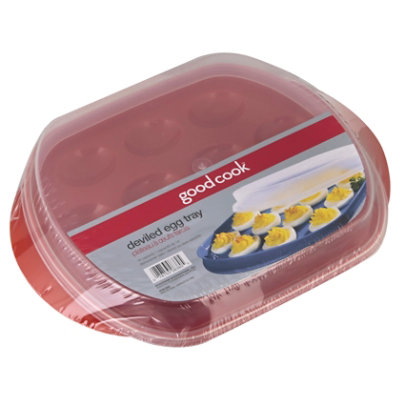 Rubbermaid, Kitchen, Rubbermaid Deviled Egg Keeper Tray Food Storage  Container Hold 2 Jumbo Eggs Red