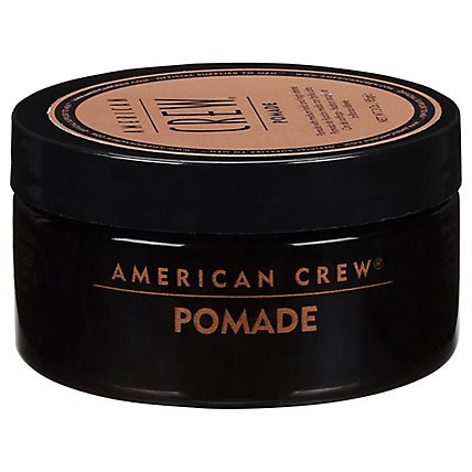 American Crew Pomade with Medium Hold and High Shine - 3 Oz - Image 2