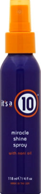 Its A 10 Miracle Shine Spray With Noni Oil - 4 Fl. Oz. - Image 2