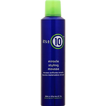 Its A 10 Miracle Styling Mousse - 9 Oz - Image 2