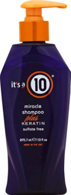 Its A 10 Miracle Shampoo Plus Keratin Sulfate Free - 10 Fl. Oz. - Image 2