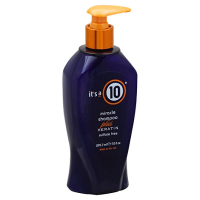 Its A 10 Miracle Shampoo Plus Keratin Sulfate Free - 10 Fl. Oz. - Image 1