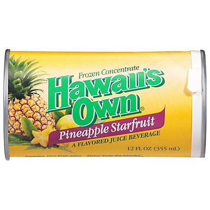 Hawaiis Own Juice Frozen Concentrate Pineapple Starfruit - 12 Fl. Oz. - Image 3