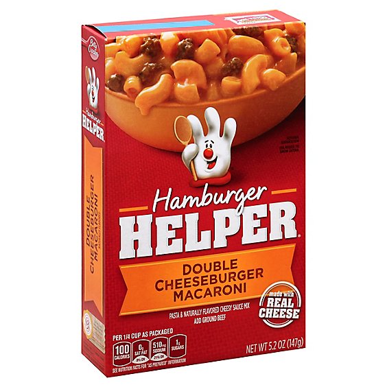Betty Crocker Hamburger Helper Double Cheeseburger Macaroni Box - 6 Oz