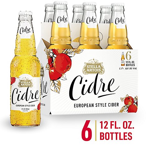Stella Artois Cider Premium Cidre Bottles - 6-12 Fl. Oz.