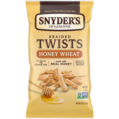 Snyder's of Hanover Honey Wheat Braided Pretzel Twists - 12 Oz - Image 1