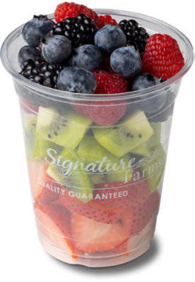 Fresh Cut Berry Cup With Kiwi - 8 Oz - Image 1