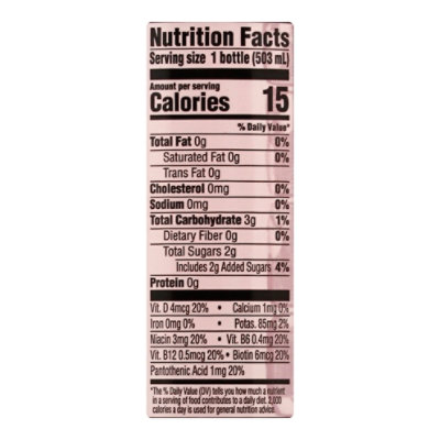 Signature SELECT Water Sparkling Ice Wild Cherry - 17 Fl. Oz. - Image 4