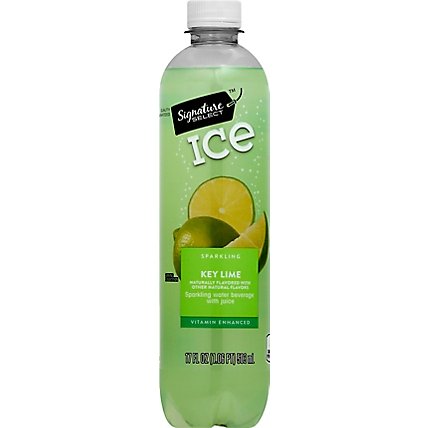 Signature SELECT Water Sparkling Ice Key Lime - 17 Fl. Oz. - Image 2