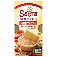 Sabra Hummus Roasted Red Pepper Singles - 6-2 Oz - Image 1