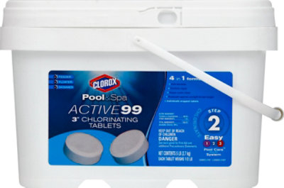 Clorox Pool&Spa Active99 Chlorinating Tablets 3 Inch - 5 Lb