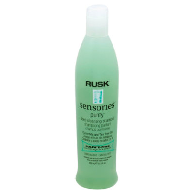 RUSK Sensories Shampoo Purify Deep Cleansing Cucurbita and Tea