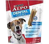 Alpo Dental Chews Dog Treats 24 Count - 21 Oz