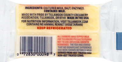 Tillamook Sharp White Cheddar - .75 Oz - Image 7