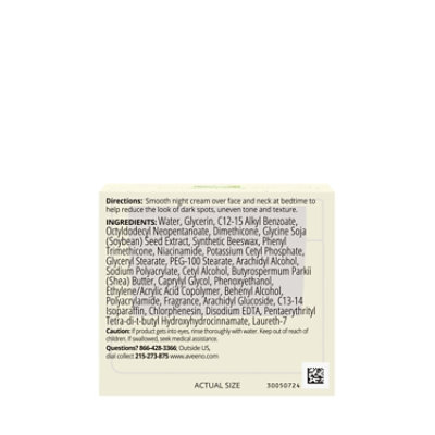 Aveeno Active Naturals Positively Radiant Night Cream Intensive with Vitamin B3 - 1.7 Oz - Image 5