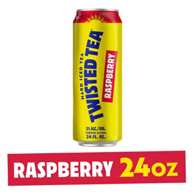 Twisted Tea Raspberry Hard Iced Tea Can - 24 Fl. Oz. - Image 1