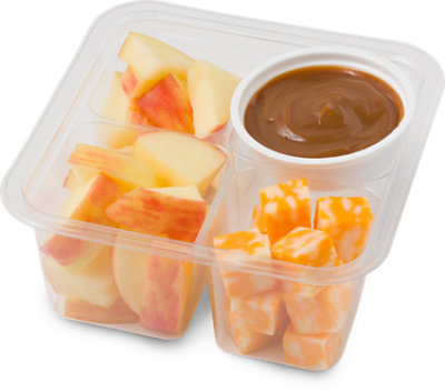 Fresh Cut Apples & Cheese With Dip - 9 Oz (500 Cal) - Image 1