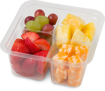 Fresh Cut Fruit & Colby Cheese - 12 Oz (400 Cal) - Image 1