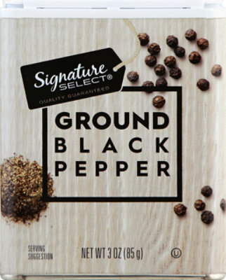 Signature SELECT Black Pepper Ground - 3 Oz - Image 2