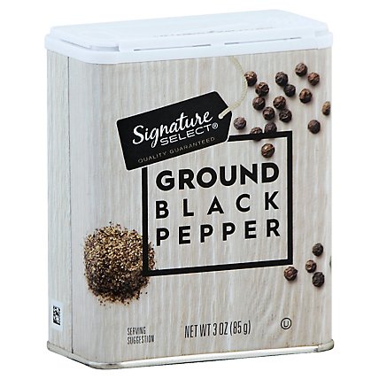 Signature SELECT Black Pepper Ground - 3 Oz - Image 1
