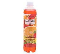 Cascade Ice Sparkling Water Strawberry Orange Mango - 17.2 Fl. Oz.