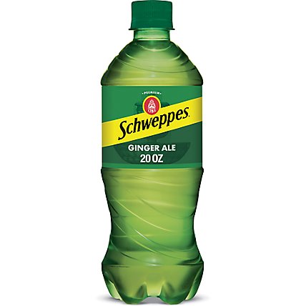 Schweppes Ginger Ale Soda Bottle - 20 Fl. Oz. - Image 1