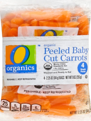 O Organics Snack Pack Carrots - 9 Oz - Image 2