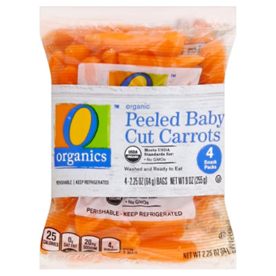 O Organics Snack Pack Carrots - 9 Oz - Image 1