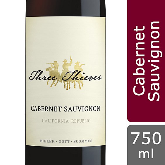 Three Thieves Cabernet Sauvignon Red Wine Bottle - 750 Ml