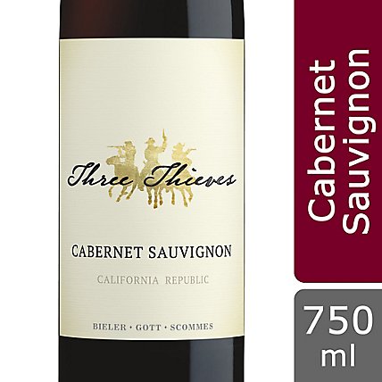 Three Thieves Cabernet Sauvignon Red Wine Bottle - 750 Ml - Image 1