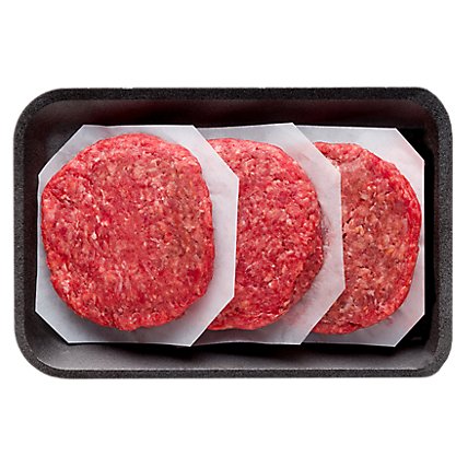 Meat Counter Beef Ground Beef Pub Burger Plain - 1.00 LB - Image 1