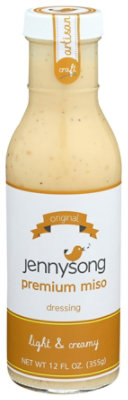 Jennysong Dressing Premium Miso - 12 Fl. Oz.