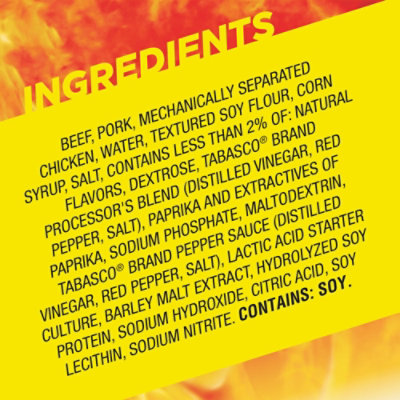 Slim Jim Smoked Snack Sticks Monster Size Savage Tabaso Spiced - 1.94 Oz - Image 4