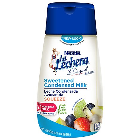 La Lechera Condensed Milk Sweetened Bottle - 11.8 Oz