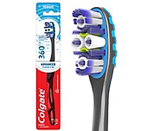 Colgate 360° Advanced Floss Tip Bristles Manual Toothbrush Medium - Each