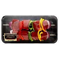 Meat Counter Kabobs Beef Marinated Fresh Packaged 2 Count - 1.50 LB - Image 1