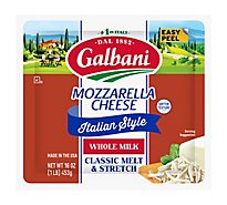 Galbani Sorrento Whole Milk Mozzarella Cheese - 16 Oz