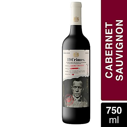 19 Crimes Cabernet Sauvignon Red Wine - 750 Ml - Image 1