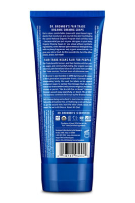 Dr. Bronner's Peppermint Organic Shaving Soap - 7 Fl. Oz. - Image 2