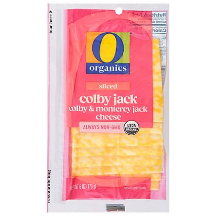 O Organics Organic Cheese Sliced Colby Jack - 6 Oz - Image 1
