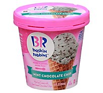Baskin Robbins Ice Cream Mint Chocolate Chip - 14 Fl. Oz.