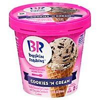 Baskin Robbins Ice Cream Cookies N Cream - 14 Fl. Oz.