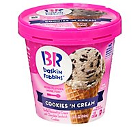 Baskin Robbins Ice Cream Cookies N Cream - 14 Fl. Oz.