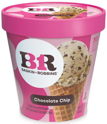 Baskin Robbins Ice Cream Chocolate Chip - 14 Fl. Oz. - Image 2