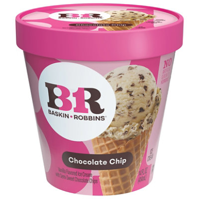 Baskin Robbins Ice Cream Chocolate Chip - 14 Fl. Oz. - Safeway