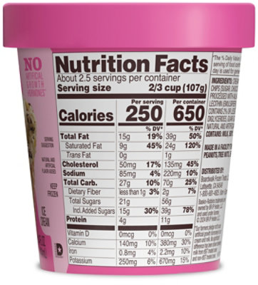 Baskin Robbins Ice Cream Chocolate Chip - 14 Fl. Oz. - Image 3