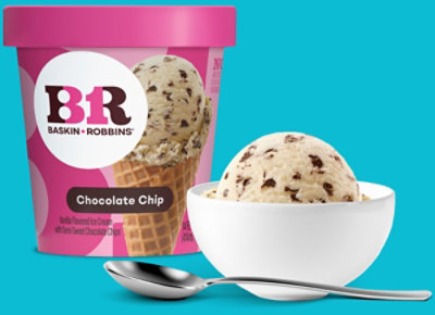 Baskin Robbins Ice Cream Chocolate Chip - 14 Fl. Oz. - Image 6