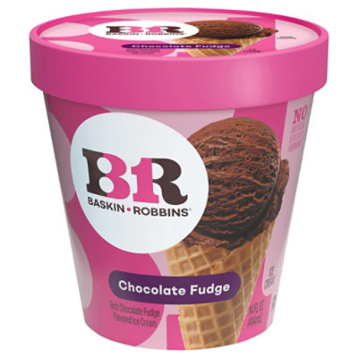 Baskin Robbins Ice Cream Chocolate Fudge - 14 Fl. Oz. - Image 3