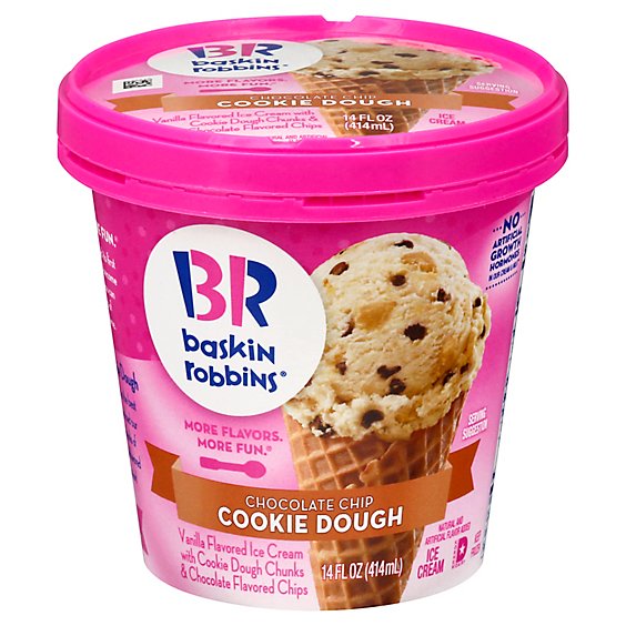 Baskin Robbins Ice Cream Chocolate Cookie Dough - 14 Fl. Oz.